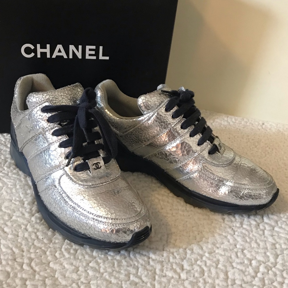 Chanel low top trainers